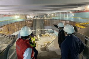 Recorrido por Estación Solanda, uno de los 19 frentes de obra habilitados para los trabajos.