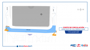 Desde el lunes 31 de agosto se cerró temporalmente el tránsito vehicular de la calle Benalcázar, entre Sucre y Bolívar, sector Plaza San Francisco.