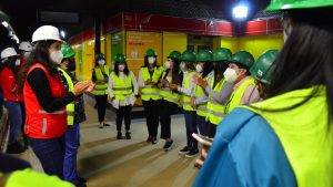 24 lideresas parroquiales participaron en un MetroTaller en estación San Francisco el 31 de marzo.