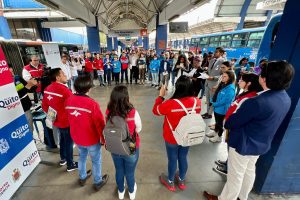 El 5 de abril se llevó a cabo el simulacro de atención y respuesta ante casos de abuso en el transporte público del protocolo 'Cero Acoso'.