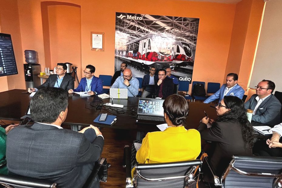 Representantes del Metro de Quito y del sector financiero nacional se reunieron para fortalecer el Sistema Integrado de Recaudo.