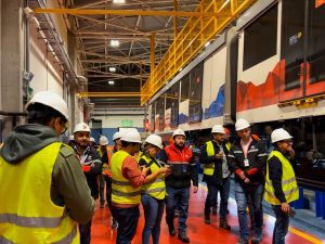 La comisión de movilidad del Concejo realizó una visita para conocer los trabajos de mantenimiento del Metro de Quito.