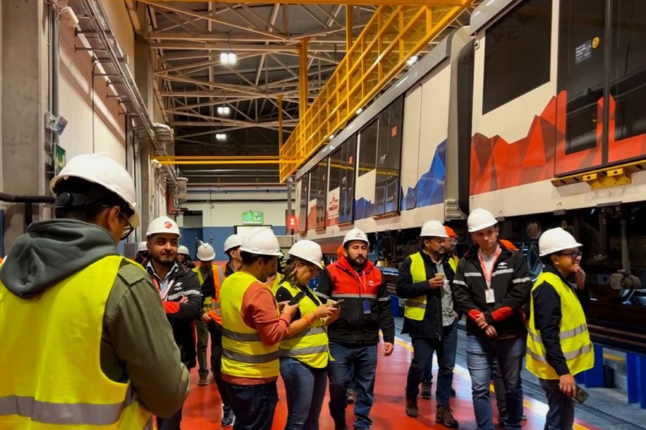 La comisión de movilidad del Concejo realizó una visita para conocer los trabajos de mantenimiento del Metro de Quito.