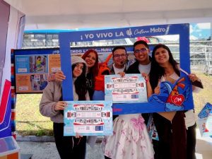 Jornada ciudadana en la estación Magdalena destacó la movilidad sostenible y el rol del peatón como el elemento fundamental.