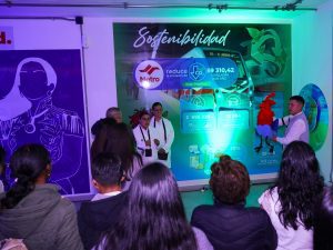 Metro de Quito inaugura un aula especial para aprender jugando, el Laboratorio de Cultura Metro en la estación Quitumbe.