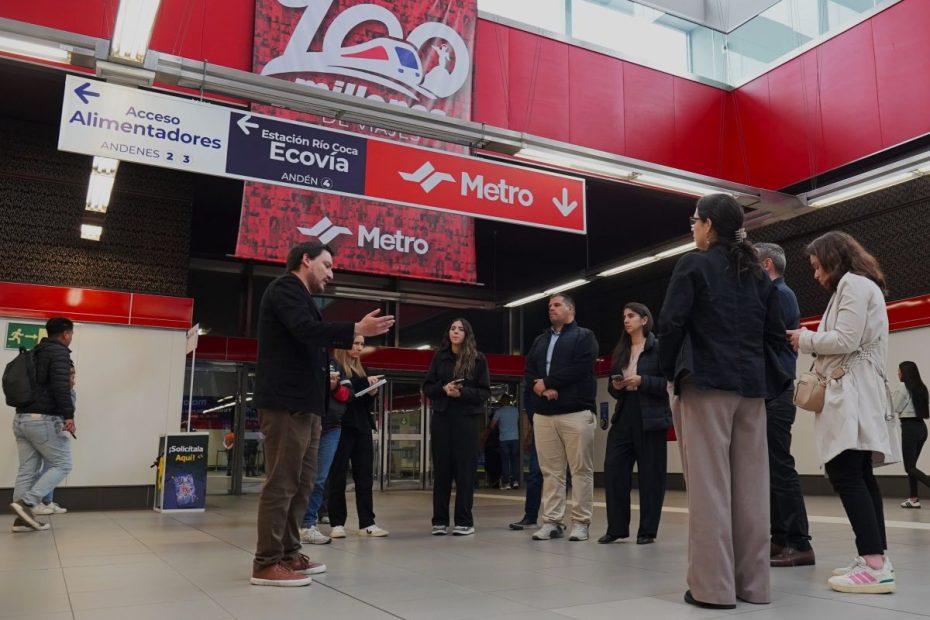 Una misión de CAF conoció los detalles del proyecto de extensión del Metro de Quito hacia el norte con cuatro nuevas estaciones.