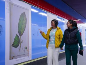 Con la instalación en Morán Valverde, son ya nueve exposiciones artísticas en estaciones del Metro de Quito que conocerás en visitas guiadas,