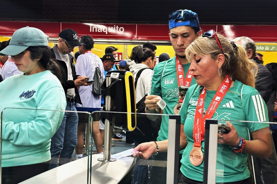 Con el horario desde las 05h30, el Metro registró más de 151 mil viajes este domingo 31 de mayo por la Quito 15K Race y la Media Maratón 21K.